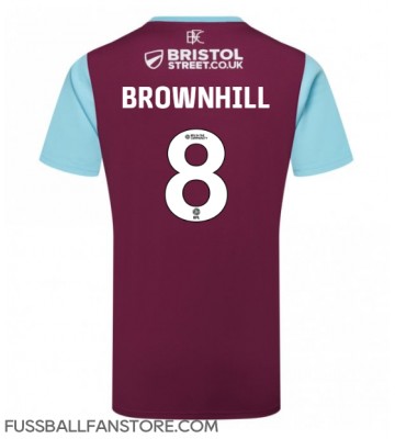 Burnley Josh Brownhill #8 Replik Heimtrikot 2024-25 Kurzarm